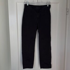 Everlane Charcoal Button-Fly Pants Ankle Length